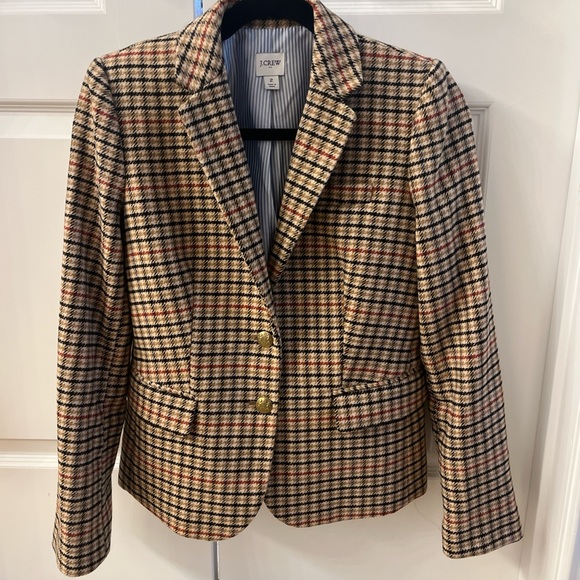 J. Crew Jackets & Blazers - J. Crew Factory Women's Blazer - Black, Red, Tan